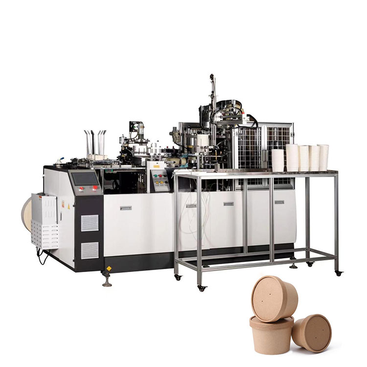 Princípio de trabalho da máquina de copo de papel